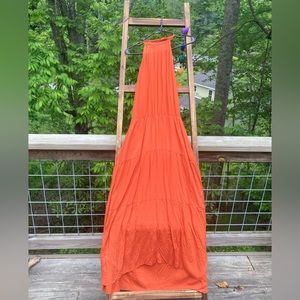 Long backless sundress